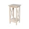 International Concepts Rectangle 24 in X-Sided Plant Stand Ready to, 12 W, 12 L, 24 in H, Wood, Unfinished OT-3071X - alternate 1